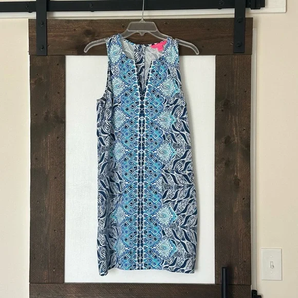 Lilly Pulitzer Kelby shift resort white dress size 2 - Picture 3 of 13